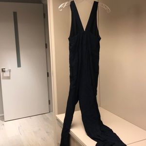 Madewell navy jumpsuit